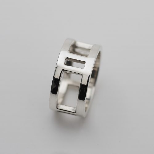 Silver ring "Bars"